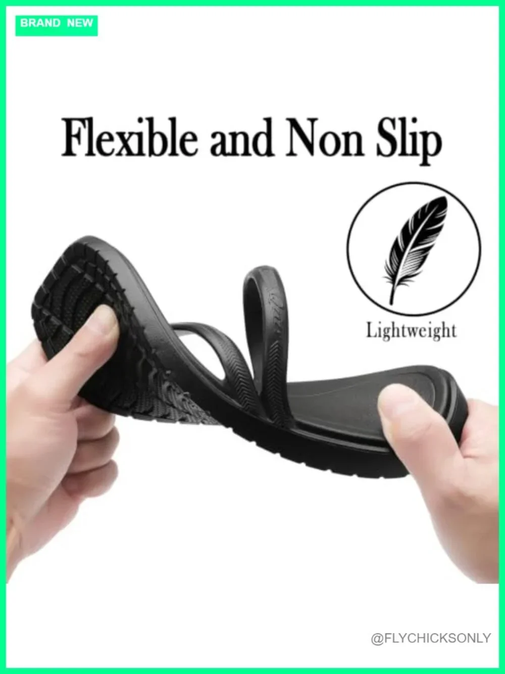 Arch Support Flip Flops Square Toe Lightweight Cushion Thong Sandals